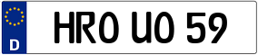 Truck License Plate